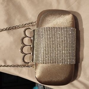NWOT-Evening Rhinestone Clutch